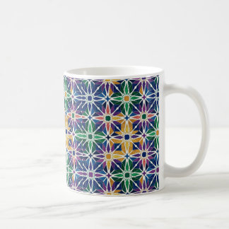 Marokkanisches Zellige-Geometrisches Fliesenmuster Kaffeetasse