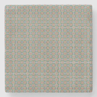 Marokkanisches Zellige-Muster Geometrischer Unters Steinuntersetzer
