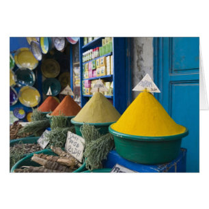 MAROKKO, Atlantikküste, ESSAOUIRA: Gewürzmarkt
