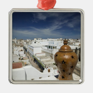 MAROKKO, Atlantikküste, ESSAOUIRA: Hohe Aussicht Silbernes Ornament