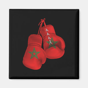 Marokko Boxhandschuhe Flaggenpreis Marokkanisches Magnet
