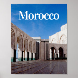 Marokko   Casablanca   marokkanische Küche   Straß Poster