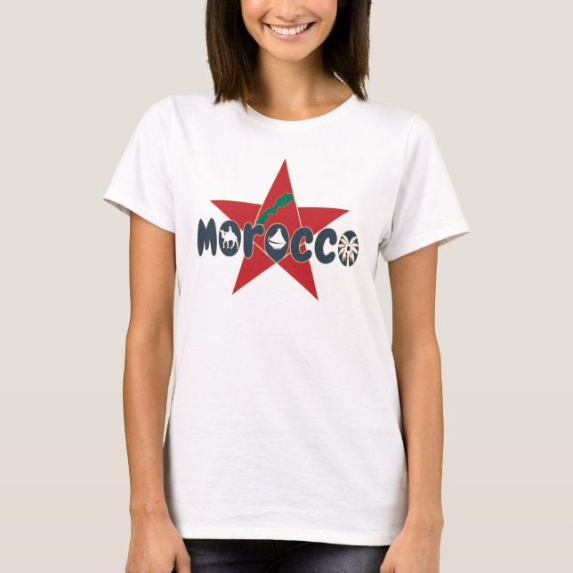 Marokko - Ein Stern der Tradition und heute T-Shirt (Vorderseite)