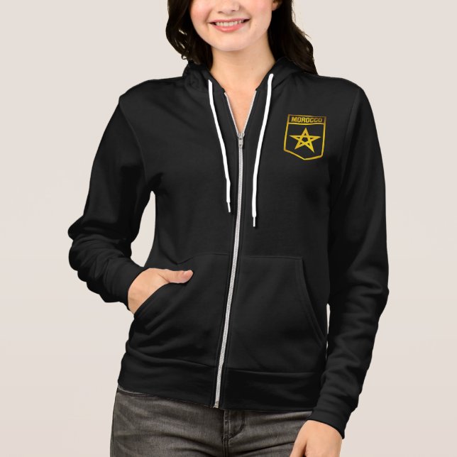 Marokko-Emblem Hoodie (Vorderseite)