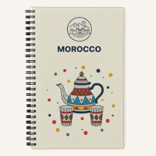 Marokko-Erbe- und Reise-Fotoarchiv-Journal Notizbuch