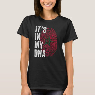 Marokko Es ist in meiner DNA Marokkaner Fingerabdr T-Shirt