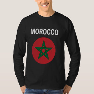 Marokko Flag Modern T-Shirt