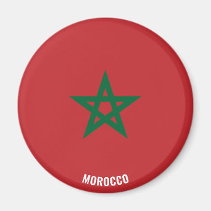 Marokko Flagge Charming Patriotic Magnet