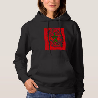 Marokko-Flagge Es ist in meiner DNA-Marokko-Flagge Hoodie