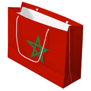Marokko-Flagge Große Geschenktüte