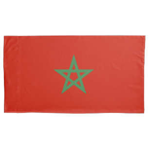 Marokko-Flagge Kissenbezug