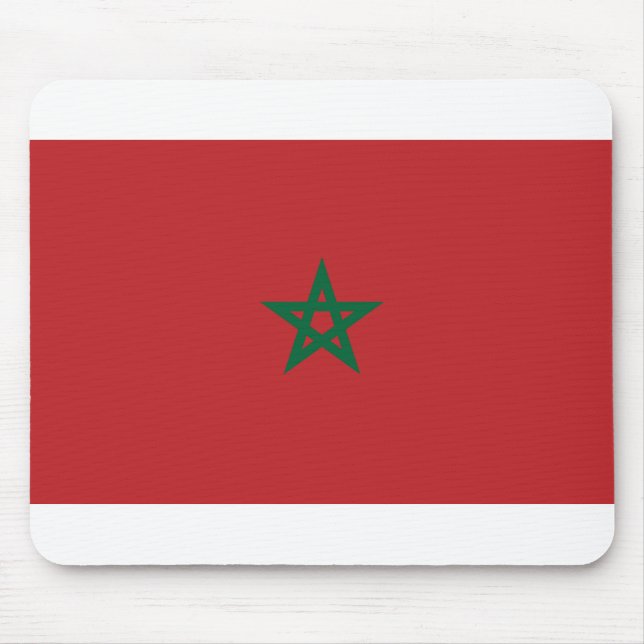 Marokko-Flagge Mousepad (Vorne)