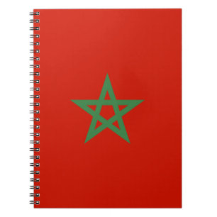 Marokko-Flagge Notizblock