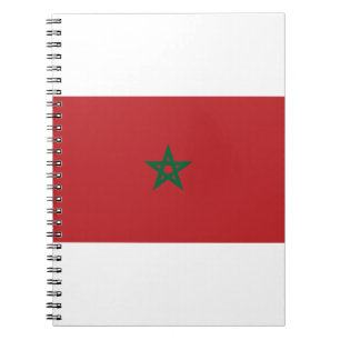 Marokko-Flagge Notizblock