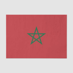 Marokko-Flagge Seidenpapier