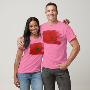 Marokko-Flagge T-Shirt