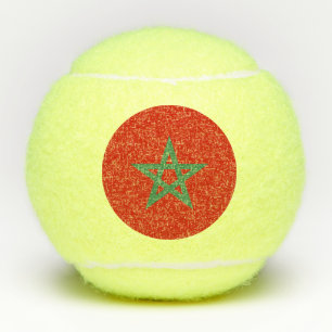 Marokko-Flagge Tennisbälle