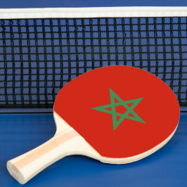 Marokko-Flagge Tischtennis Schläger
