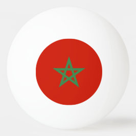 Marokko-Flagge Tischtennisball