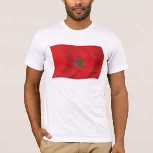 Marokko-Flaggen-Shirt T-Shirt