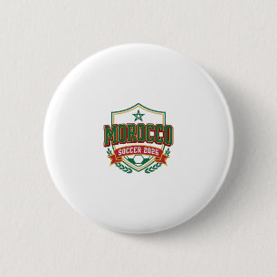 Marokko Fußball 2026 Fußball Fett Land Typografie Button
