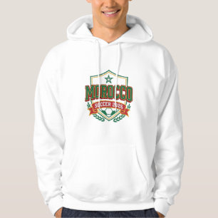 Marokko Fußball 2026 Fußball Fett Land Typografie Hoodie