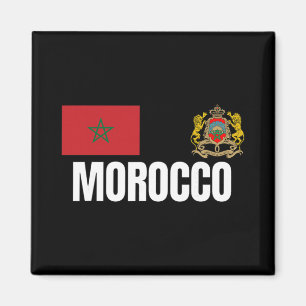 Marokko Fußballtrikot Stil Fußll Magnet