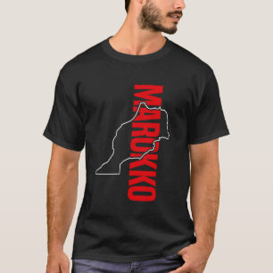 Marokko-Geschenkflagge Marokko marokkanisch Berber T-Shirt