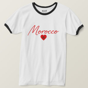 Marokko Herz Stolz T-Shirt