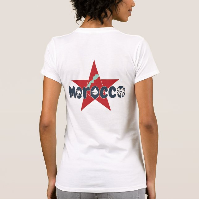 Marokko ist ein Erbe, das Sie mit Stolz tragen T-Shirt (Rückseite)