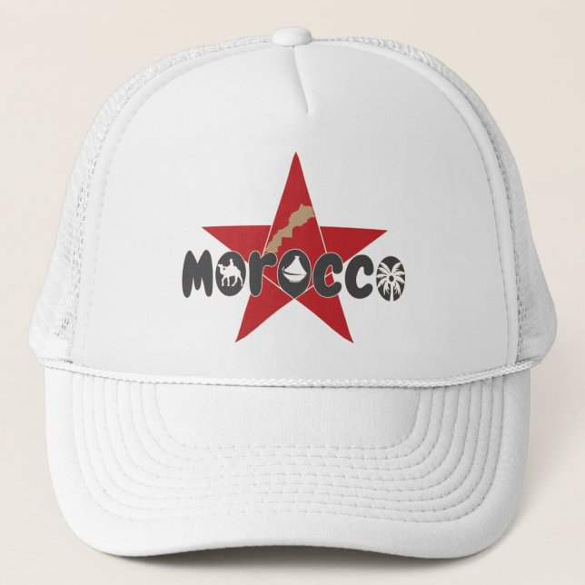 Marokko ist ein Erbe, das Sie mit Stolz tragen Truckerkappe (Vorderseite)