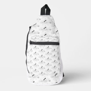 Marokko ist ein Stern über unserer gekrönten Ident Crossbody Bag