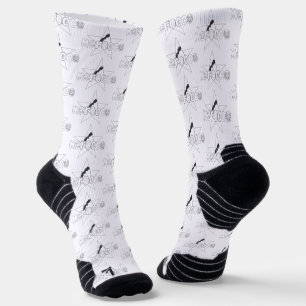 Marokko ist ein Stern über unserer gekrönten Ident Socken