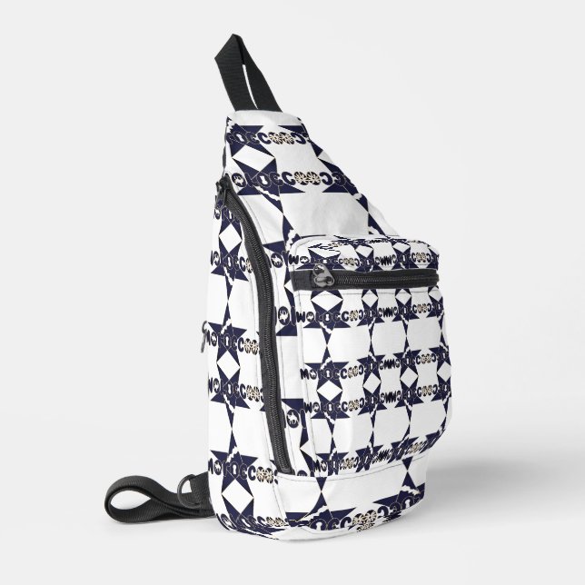 Marokko ist Zuhause, Geschichte und Herz Crossbody Bag (Linke Seite)