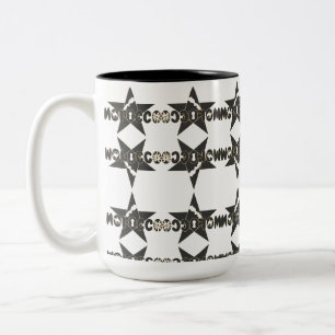 Marokko ist Zuhause, Geschichte und Herz Zweifarbige Tasse