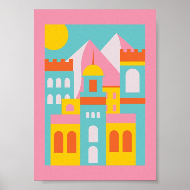 Marokko Kinderzimmer Poster (Vorne)