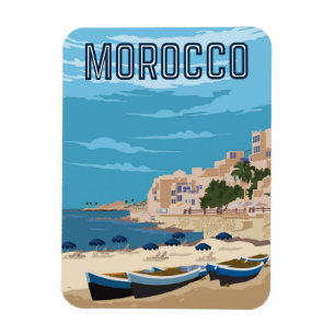 Marokko-Landschaft Magnet