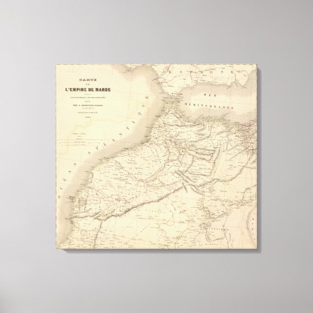 Marokko Leinwanddruck (Vorderseite)