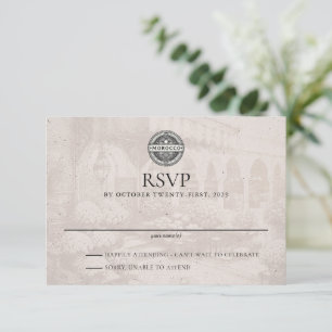 Marokko Passport Wedding RSVP Karte