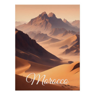 Marokko-Reiseposter Poster