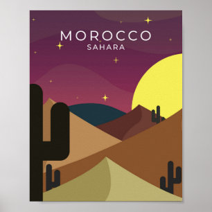 Marokko Sahara Poster