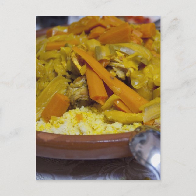 Marokko, Tetouan. Traditionelles marokkanisches Es Postkarte (Vorderseite)