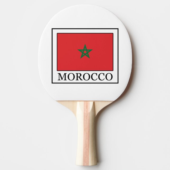 Marokko Tischtennis Schläger (Vorderseite)