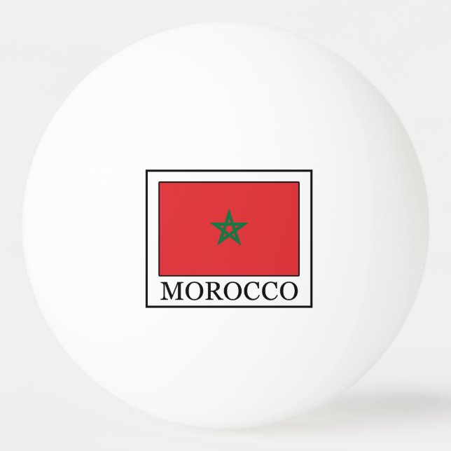 Marokko Tischtennisball (Vorderseite)