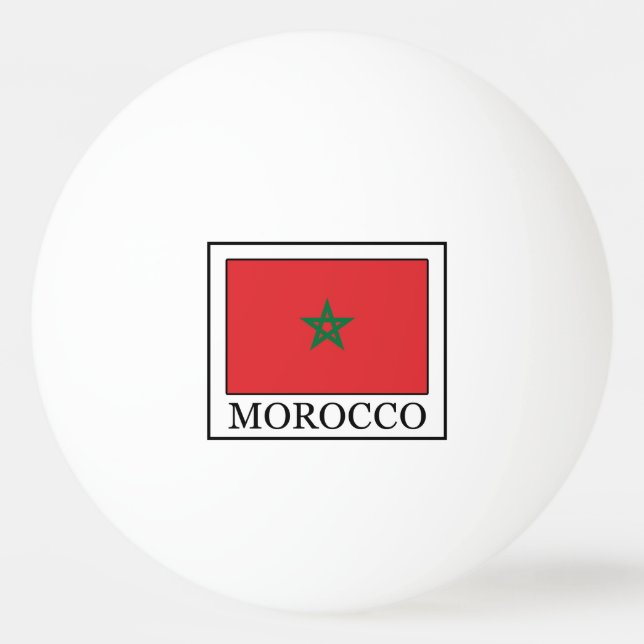 Marokko Tischtennisball (Vorderseite)