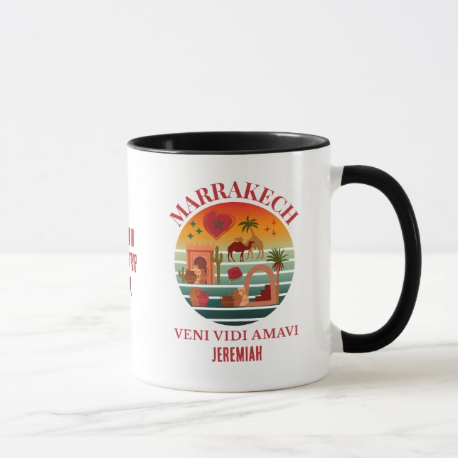 Marokko Veni Vidi Amavi Gruppe Urlaub MARAKKESH Tasse (Rechts)