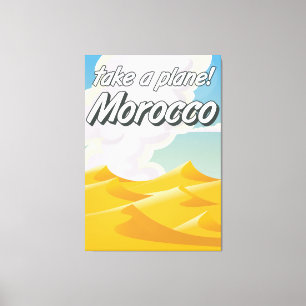 Marokko Vintage Reiseplakat Leinwanddruck