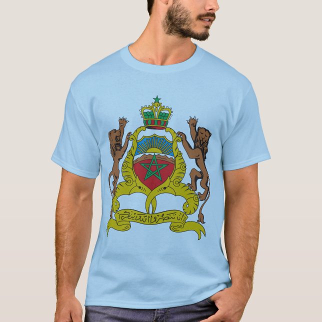 Marokko-Wappen T - Shirt (Vorderseite)