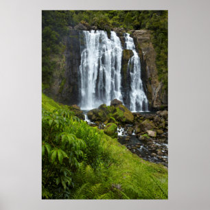 Marokopa-Wasserfall, Neuseeland Poster