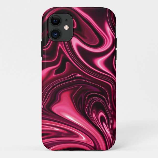 Maron Öl Farbe iPhone 11 Defender Fall Case-Mate iPhone Hülle (Rückseite)